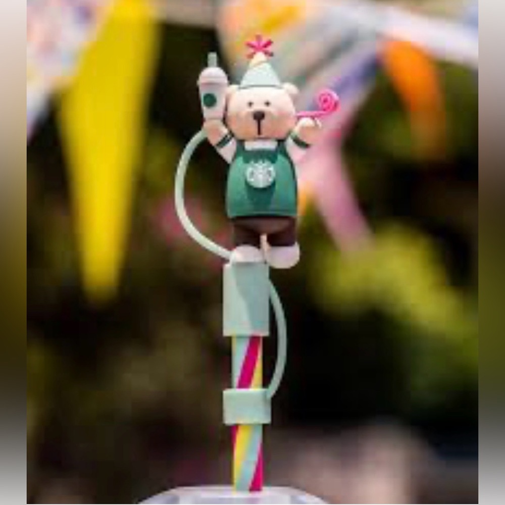 Starbucks Bearista Celebration Collection 2025 Straw Topper Mexico exclusive - Picture 2 of 5